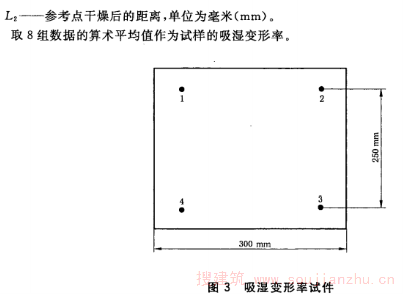 吸湿变形率试件