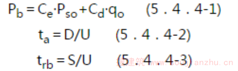  作用在后墙上的有效冲击波超压及其作用时间，