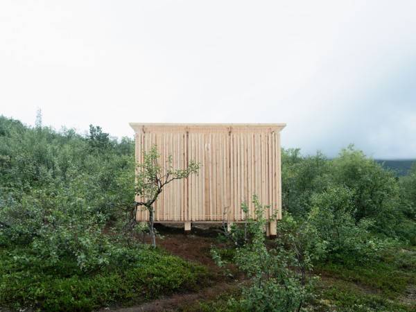 无声装置的瀑布/于默奥建筑学院