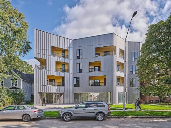 Six55底特律混合用途住宅楼/ISA-界面工作室建筑师