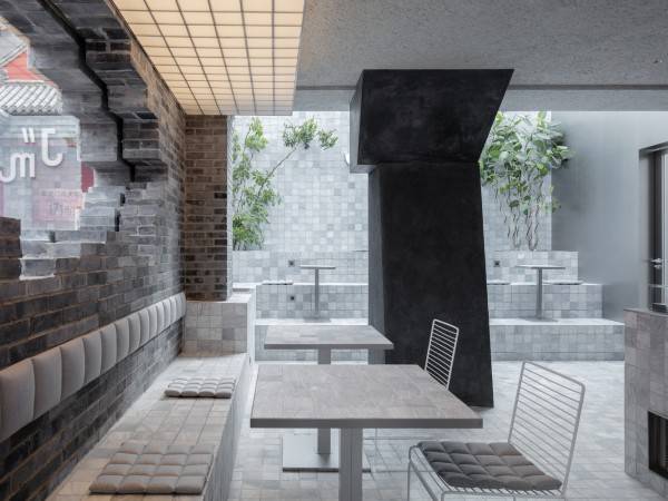 北京白塔寺JM咖啡厅/B.L.UE建筑工作室