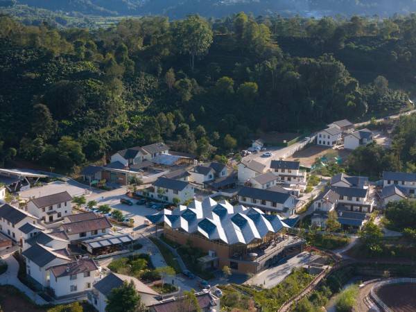 普洱美丽星村咖啡体验中心/达利建筑师工作室