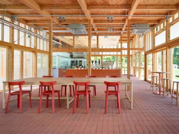 蓝瓶咖啡丰洲公园咖啡馆/Jo Nagasaka+Schemata建筑师事务所