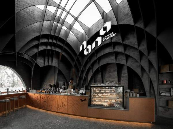 曼谷娜娜咖啡烘焙店 / IDIN Architects