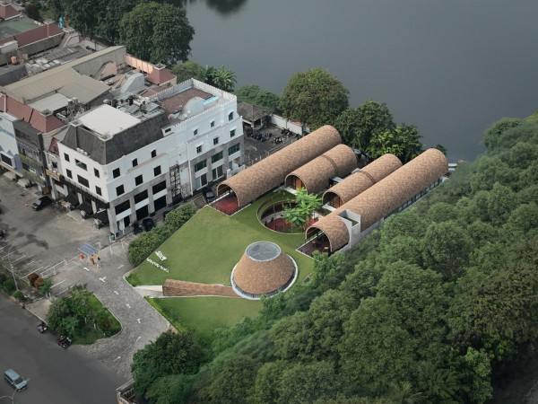 坡地庇护所花园 / RAD+ar (Research Artistic Design + architecture)