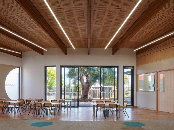 抱树而建，Wellington 亲子中心 / AOA Christopher Peck