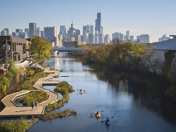 Wild Mile，芝加哥水上生态园 / SOM