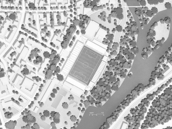 Bolzano Drusus 体育场 / gmp Architects