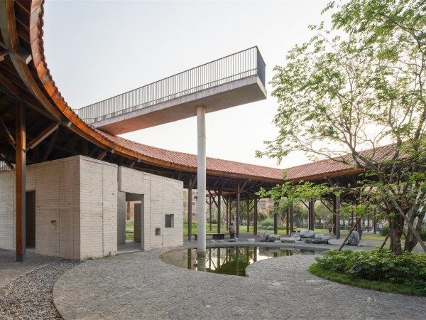 盐步老龙公园建筑 / 竖梁社悬亮子工作室