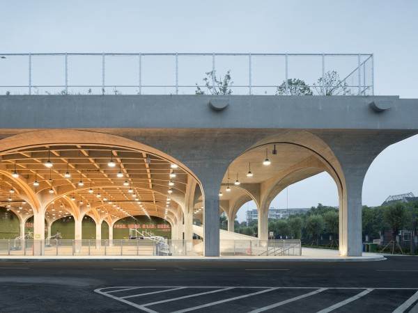 绍兴文理学院风雨操场 / 浙江大学建筑设计研究院
