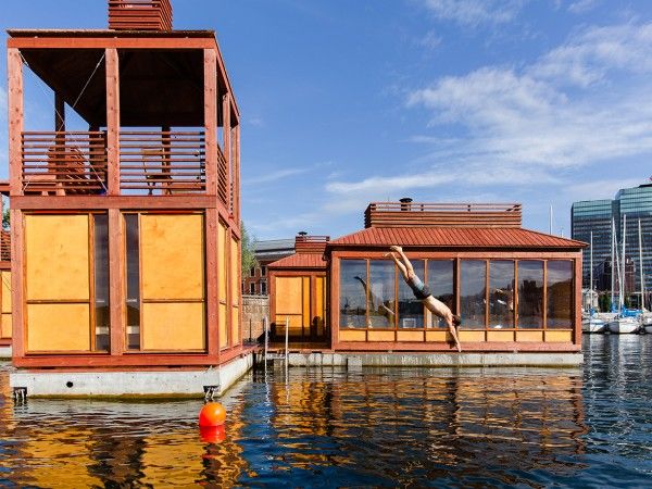 “沐浴机器”桑拿舱 / ACT! + Borhaven Arkitekter