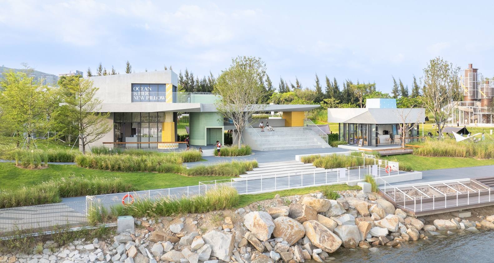 双鱼岛咏气演化所实验性水上运动配套建筑设计 / Studio 10