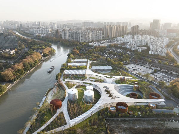 杭州小河公园 / 隈研吾建筑设计事务所+浙大院